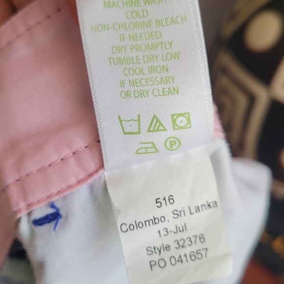 Lilly Pulitzer Callahan Shorts "Multi Lilly Loves Hawaii" Elephants Green Size 6 - Picture 12 of 12